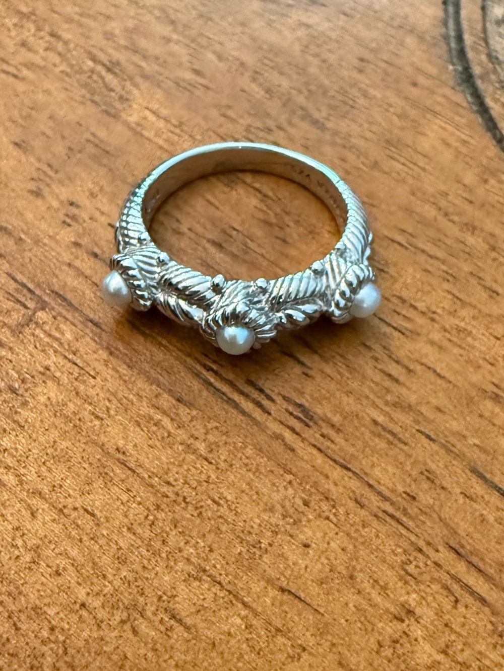 Judith Ripka pearl ring